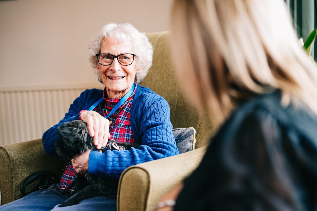 Smiling Lidder Home Care Client