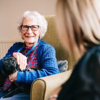 Smiling Lidder Home Care Client